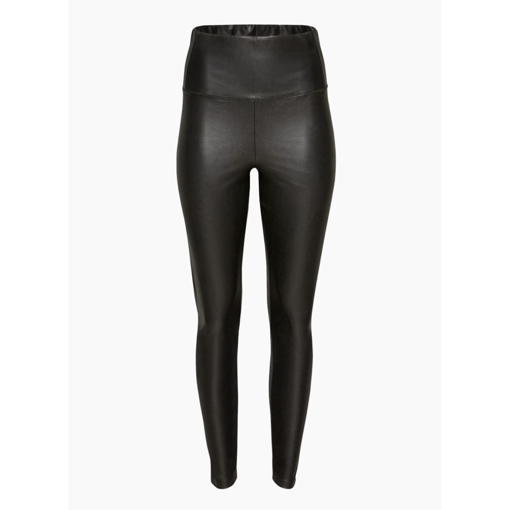 Aritzia Wilfred Daria Vegan Leather Pants Ankle Length EUC